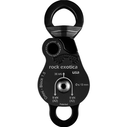 Rock Exotica P51 D-B Omni-Block 1.5 Double Pulley - Black